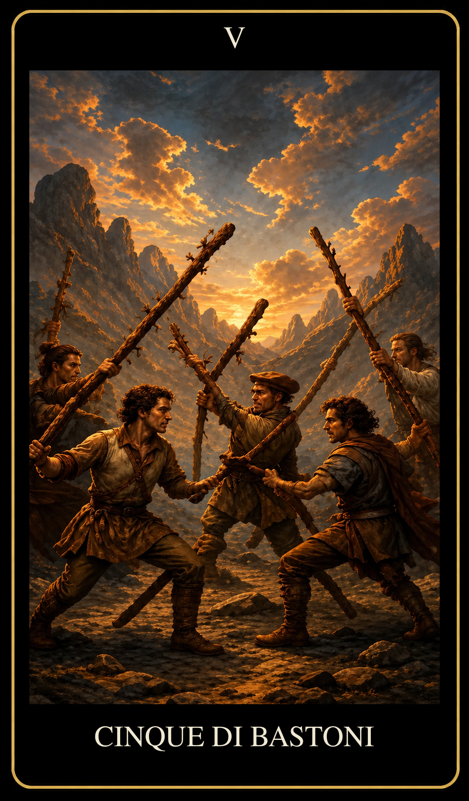 Five of Wands