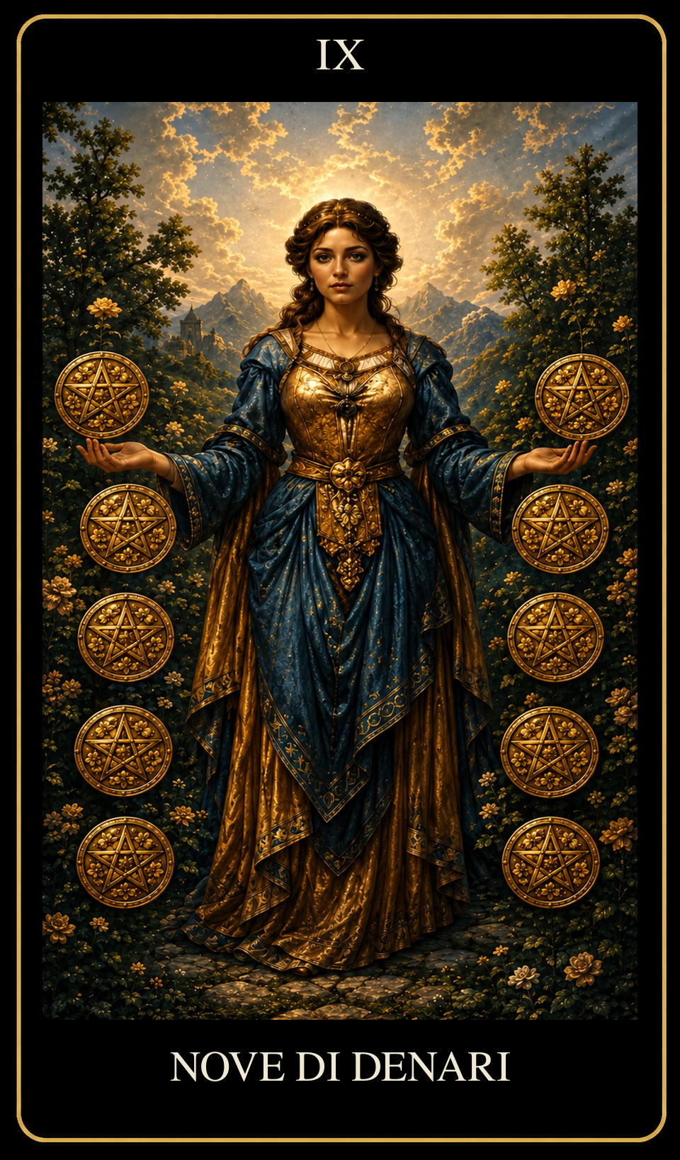 Nine of Pentacles