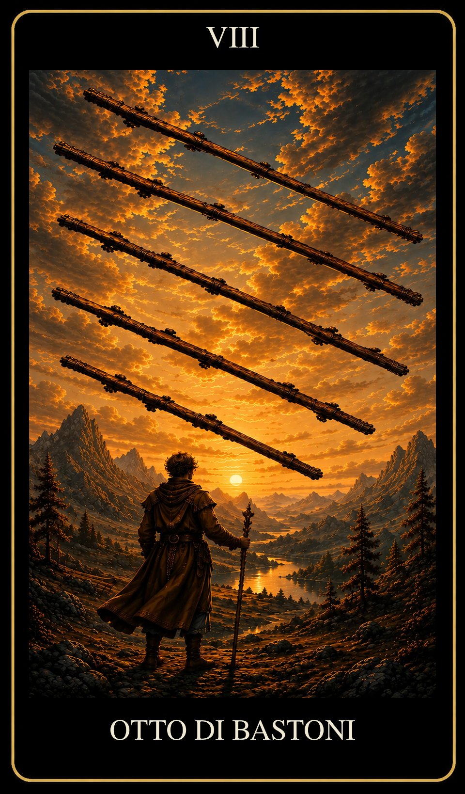 Eight of Wands